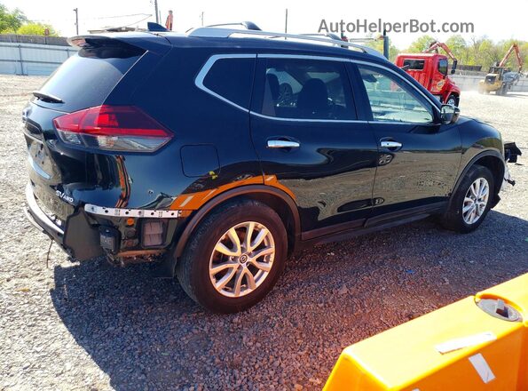 5N1AT2MV1KC738108 2019 NISSAN ROGUE Black უკანა მარჯვენა