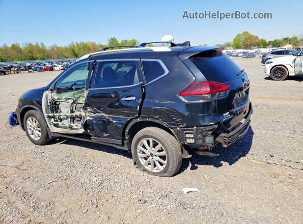 5N1AT2MV1KC738108 2019 NISSAN ROGUE Black უკანა მარცხენა