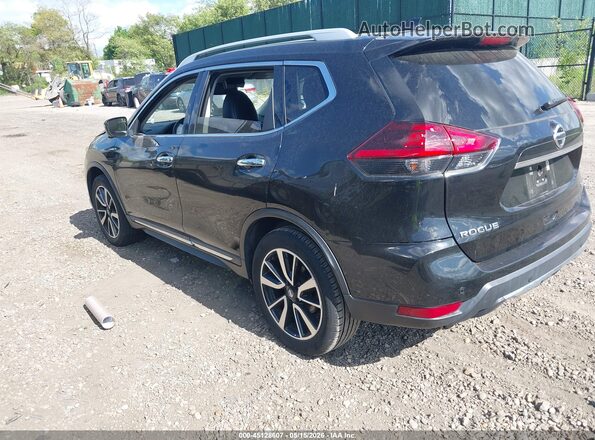 5N1AT2MV1KC757497 2019 NISSAN ROGUE Black Trasero izquierdo