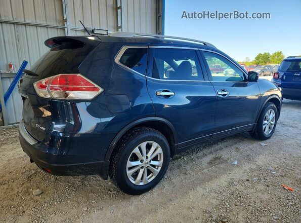 5N1AT2MV2GC839469 2016 NISSAN ROGUE Blue Հետևի աջ