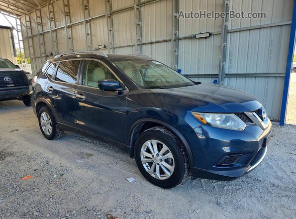 5N1AT2MV2GC839469 2016 NISSAN ROGUE Blue Առջևի աջ