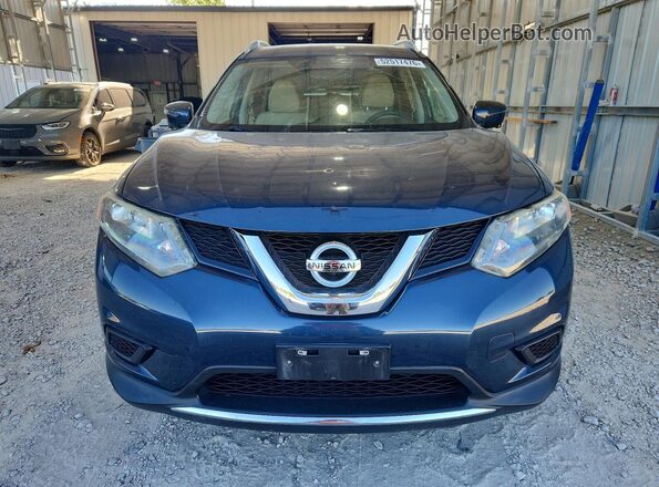 5N1AT2MV2GC839469 2016 NISSAN ROGUE Blue Դիմացի տեսք