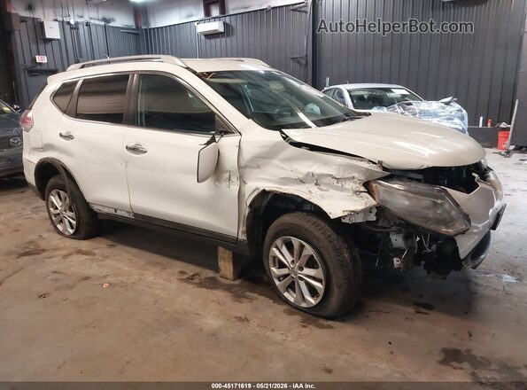 5N1AT2MV2GC895685 2016 NISSAN ROGUE White Вид спереду