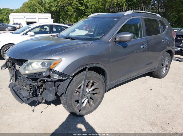 5N1AT2MV2GC916759 2016 NISSAN ROGUE Gray Przód lewy
