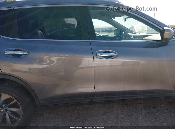 5N1AT2MV2GC916759 2016 NISSAN ROGUE Gray Widok wnętrza 360 stopni