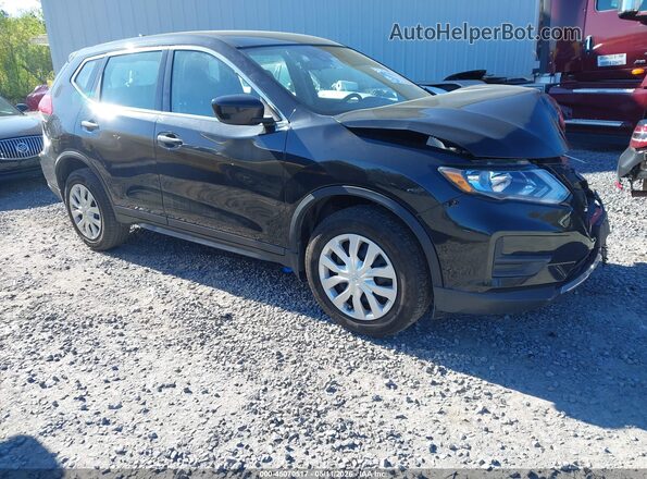 5N1AT2MV2KC844101 2019 NISSAN ROGUE Черный Передняя правая четверть