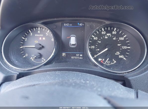 5N1AT2MV2KC844101 2019 NISSAN ROGUE Черный Вид задних сидений
