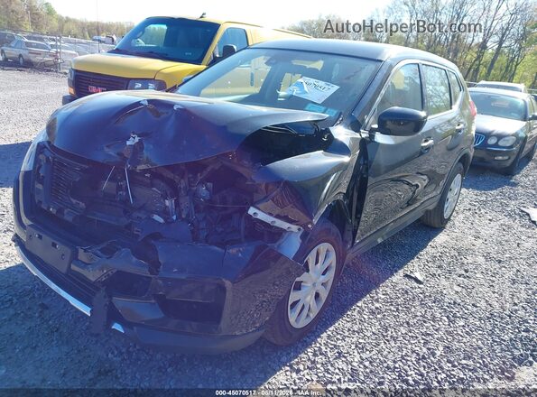 5N1AT2MV2KC844101 2019 NISSAN ROGUE Черный Передняя левая четверть