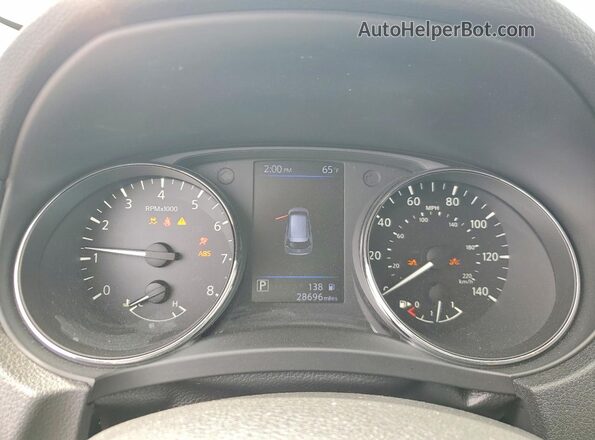 5N1AT2MV2LC723893 2020 NISSAN ROGUE Silver Սարքավորումների վահանակի տեսք
