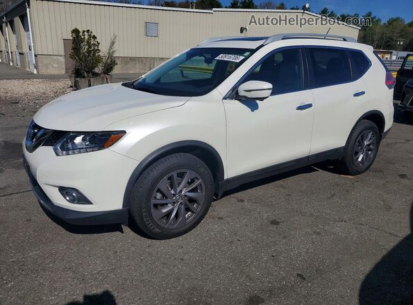 5N1AT2MV3GC751398 2016 NISSAN ROGUE White Vista tres cuartos delantera izquierda