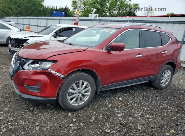 5N1AT2MV3JC805516 2018 NISSAN ROGUE Red Front left