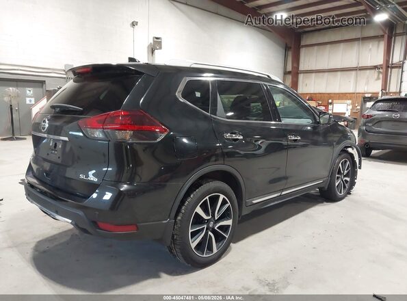 5N1AT2MV3KC744833 2019 NISSAN ROGUE Черный Задняя правая четверть
