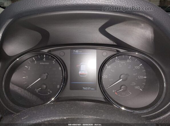 5N1AT2MV3KC744833 2019 NISSAN ROGUE Черный Вид задних сидений