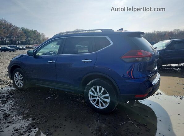 5N1AT2MV3KC845922 2019 NISSAN ROGUE Blue Հետևի ձախ