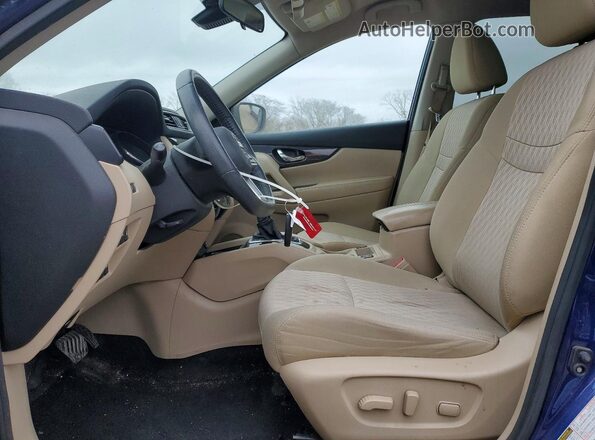 5N1AT2MV3LC779583 2020 NISSAN ROGUE Blue Սալոնի դիմացի տեսք