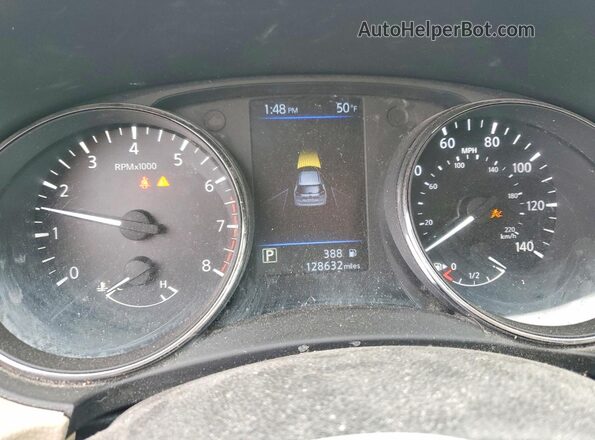 5N1AT2MV3LC779583 2020 NISSAN ROGUE Blue Սարքավորումների վահանակի տեսք