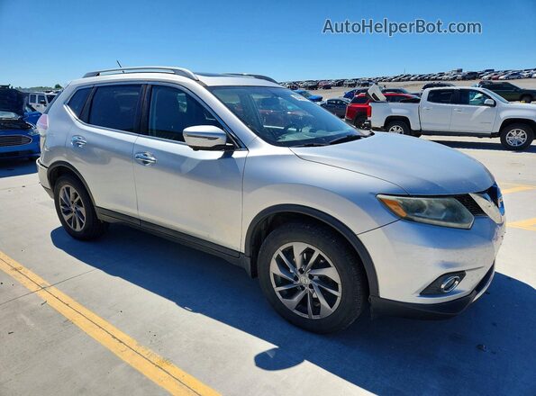 5N1AT2MV4GC770672 2016 NISSAN ROGUE Silver Передня права чверть