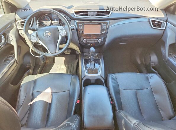 5N1AT2MV4GC770672 2016 NISSAN ROGUE Silver Вид панелі приладів