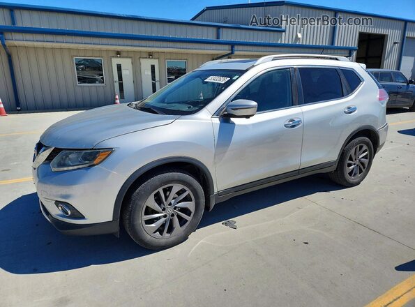 5N1AT2MV4GC770672 2016 NISSAN ROGUE Silver Передня ліва чверть