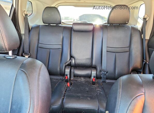 5N1AT2MV4GC770672 2016 NISSAN ROGUE Silver Вид задніх сидінь