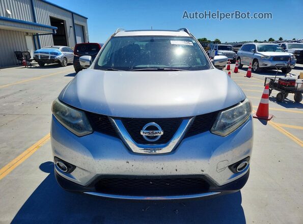 5N1AT2MV4GC770672 2016 NISSAN ROGUE Silver Вид спереду