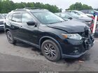 2016 Nissan Rogue Sl Black vin: 5N1AT2MV4GC786032