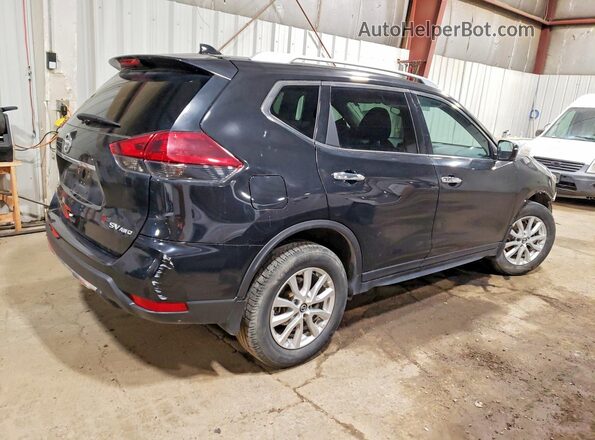 5N1AT2MV4JC840601 2018 NISSAN ROGUE Черный Задняя правая четверть