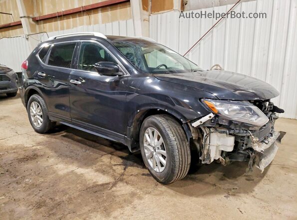 5N1AT2MV4JC840601 2018 NISSAN ROGUE Черный Передняя правая четверть