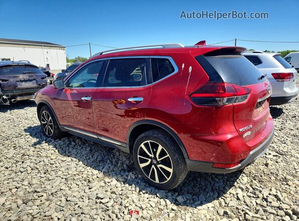 5N1AT2MV4KC702087 2019 NISSAN ROGUE Red Tył lewy