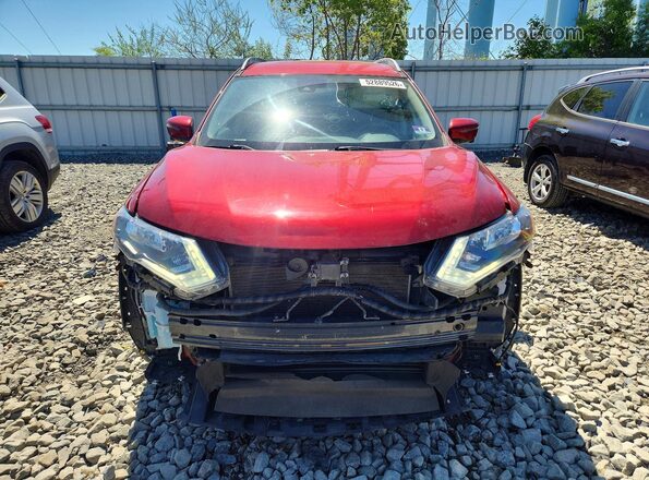 5N1AT2MV4KC702087 2019 NISSAN ROGUE Red Widok z przodu