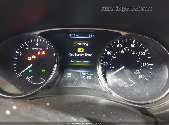 5N1AT2MV5GC737969 2016 NISSAN ROGUE Красный Вид задних сидений