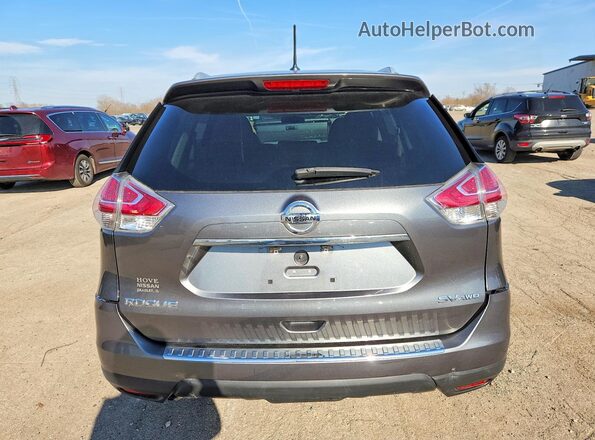5N1AT2MV5GC845606 2016 NISSAN ROGUE Charcoal Vista trasera
