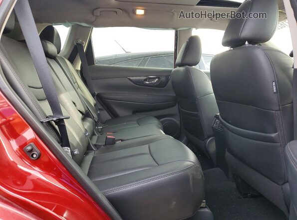5N1AT2MV5KC784704 2019 NISSAN ROGUE Бордовый Вид задней части салона
