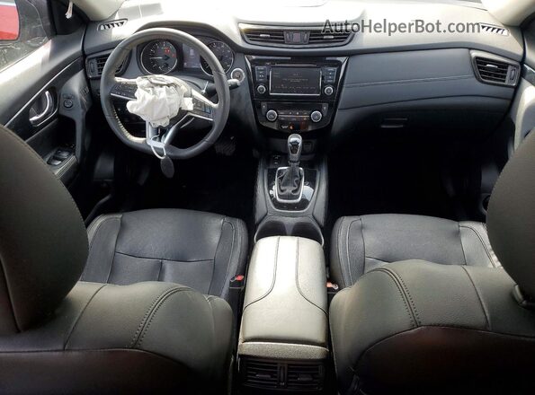 5N1AT2MV5KC784704 2019 NISSAN ROGUE Бордовый Вид панели приборов
