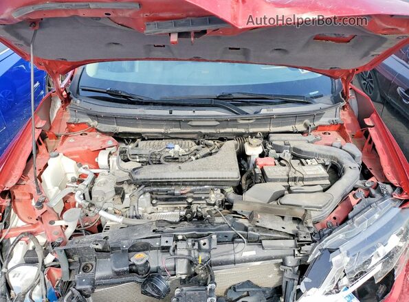 5N1AT2MV5KC784704 2019 NISSAN ROGUE Бордовый Вид подкапотного пространства