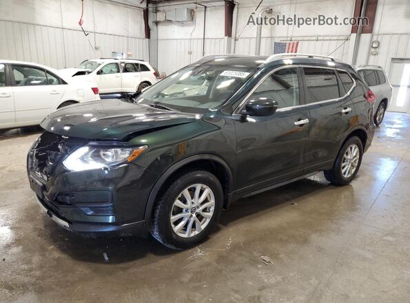 5N1AT2MV5KC831228 2019 NISSAN ROGUE Зеленый Передняя левая четверть