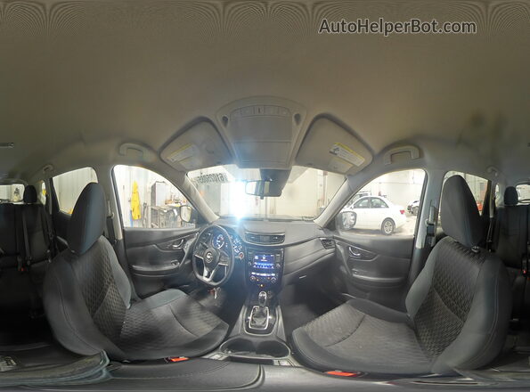 5N1AT2MV5KC831228 2019 NISSAN ROGUE Зеленый Панорамный вид салона 360°