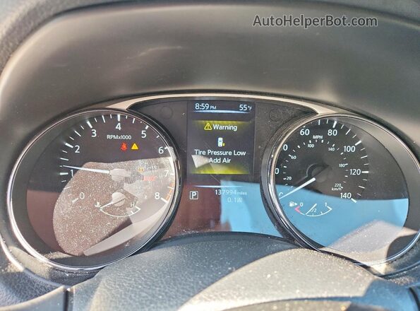 5N1AT2MV6GC890246 2016 NISSAN ROGUE Белый Вид щитка приборов