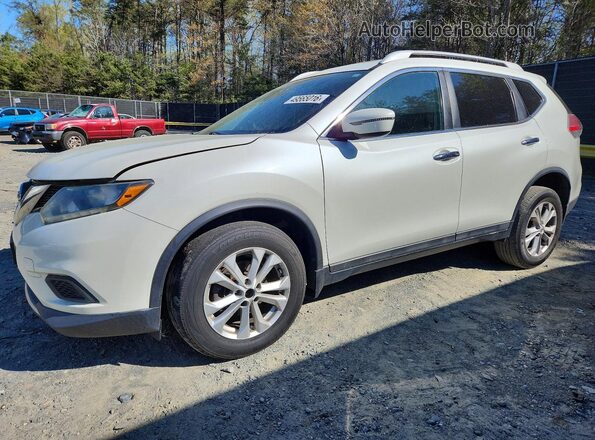 5N1AT2MV6GC890246 2016 NISSAN ROGUE Белый Передняя левая четверть