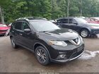 2016 Nissan Rogue Sl Black vin: 5N1AT2MV6GC920751
