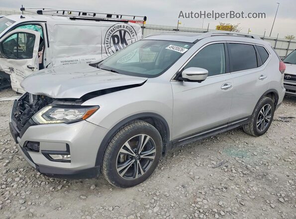 5N1AT2MV6JC851874 2018 NISSAN ROGUE Silver წინა მარცხენა ხედი სამი მეოთხედიდან