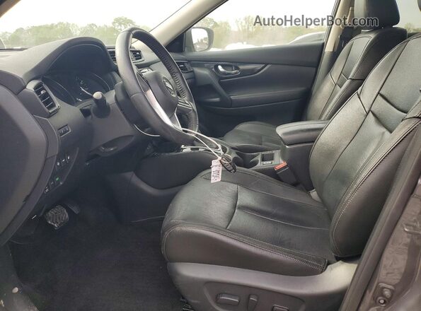 5N1AT2MV6KC775607 2019 NISSAN ROGUE Gray Front interior view
