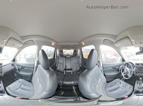 5N1AT2MV6KC775607 2019 NISSAN ROGUE Gray 360 interior view