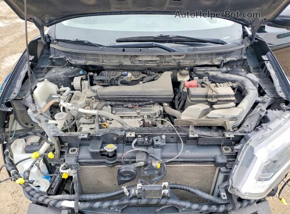 5N1AT2MV6LC794885 2020 NISSAN ROGUE Black Vista del compartimento del motor