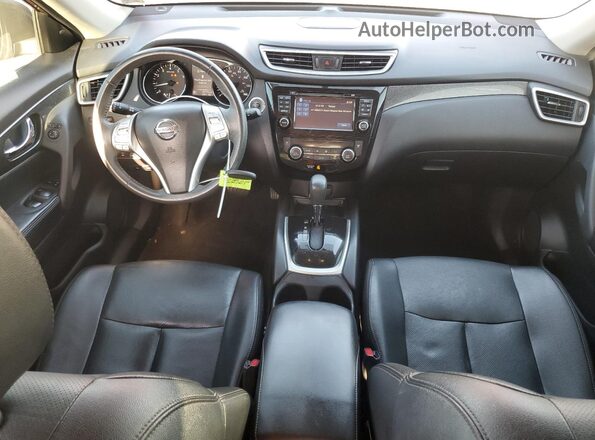 5N1AT2MV7GC794173 2016 NISSAN ROGUE Красный Вид панели приборов