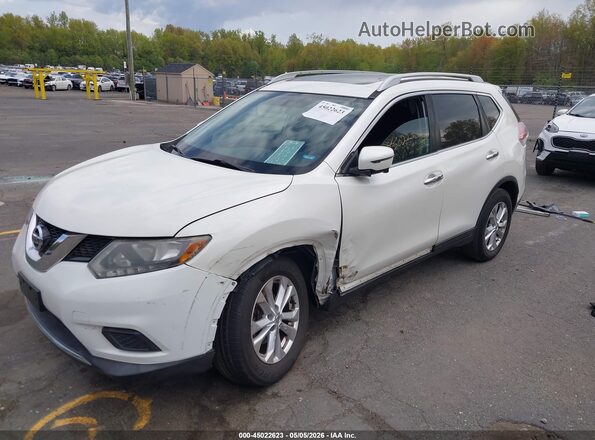 5N1AT2MV7GC857725 2016 NISSAN ROGUE White Передня ліва чверть