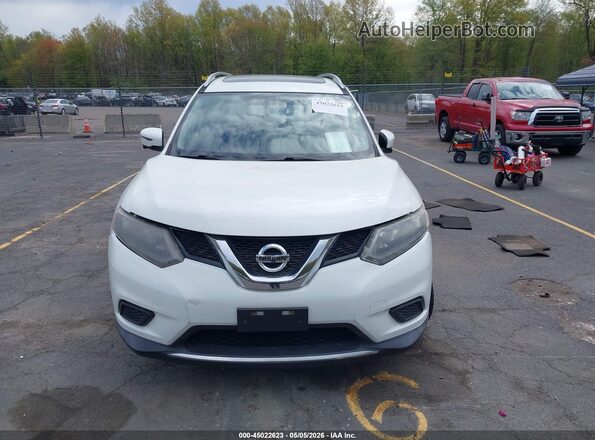 5N1AT2MV7GC857725 2016 NISSAN ROGUE White Вид щитка приладів