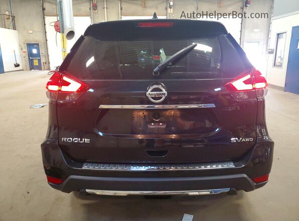 5N1AT2MV7HC730281 2017 NISSAN ROGUE Black Widok z tyłu