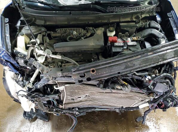 5N1AT2MV7JC731453 2018 NISSAN ROGUE Blue უკანა სალონის ხედი