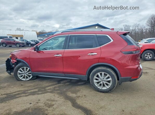 5N1AT2MV7JC802473 2018 NISSAN ROGUE Red Задня ліва чверть